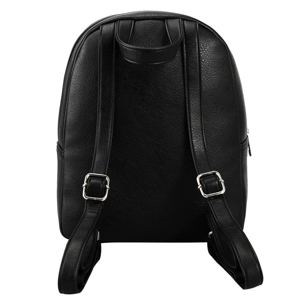 Ghostface Glow in the Dark Horror Movie Character 11-inch Black Mini Backpack